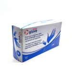 Нитриловые перчатки неопудренные multiglove сиреневый m 100шт 50пар/уп