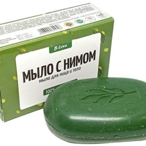 Кусковое мыло туалетное b love С нимом 100г